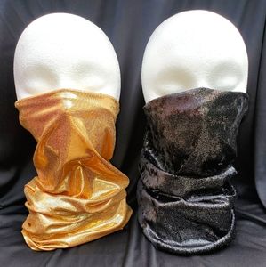 Metallic Face Gaiter Masks